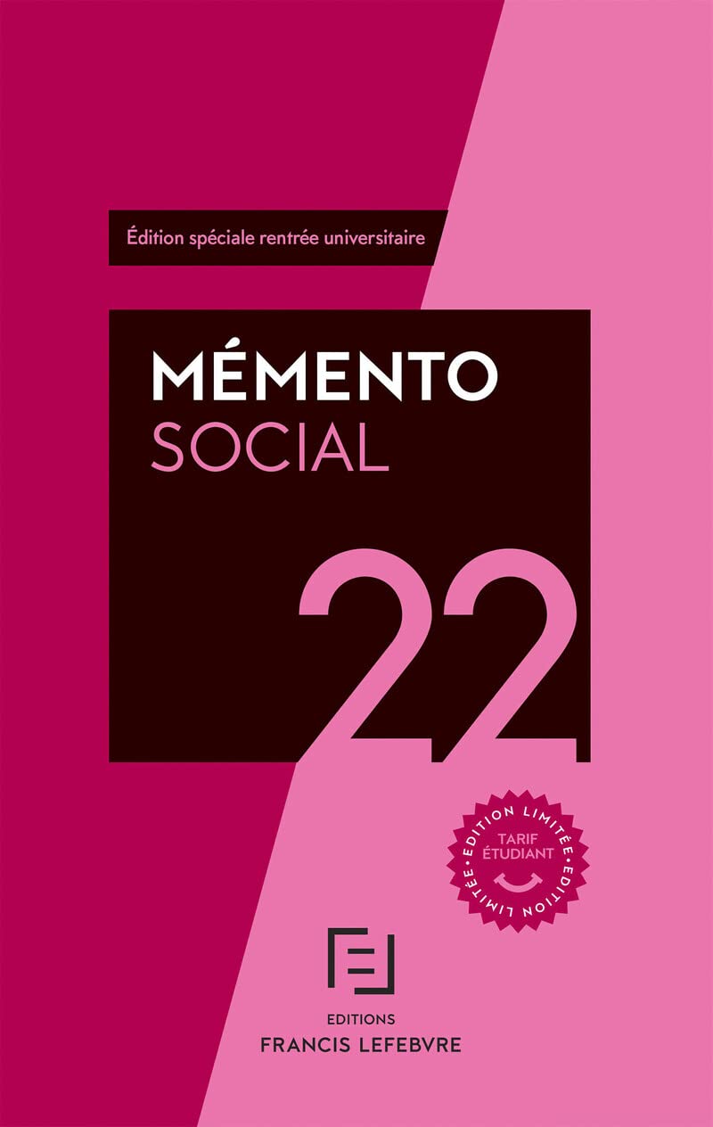 Mémento Social 2022 - Etudiants book