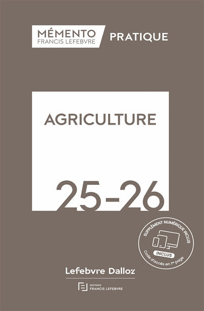 Product Image: Agriculture 2025-2026