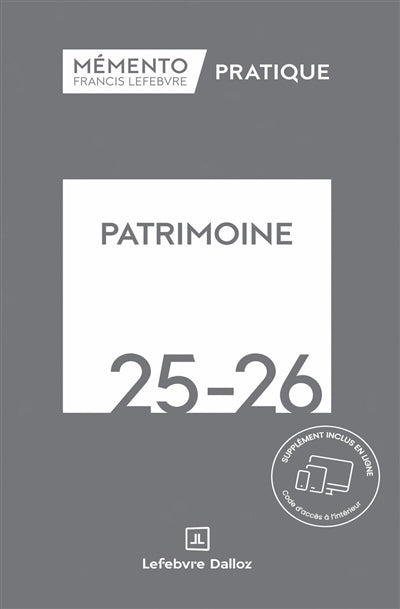 Product Image: Patrimoine 2025-2026