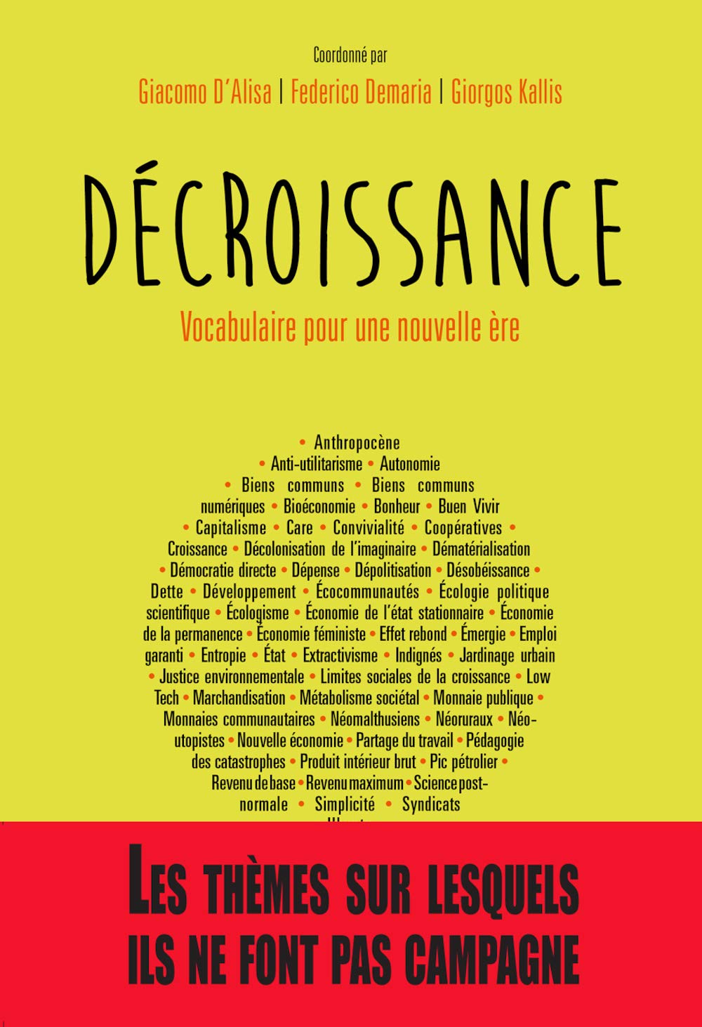 Décroissance, vocabulaire pour une nouvelle ère book