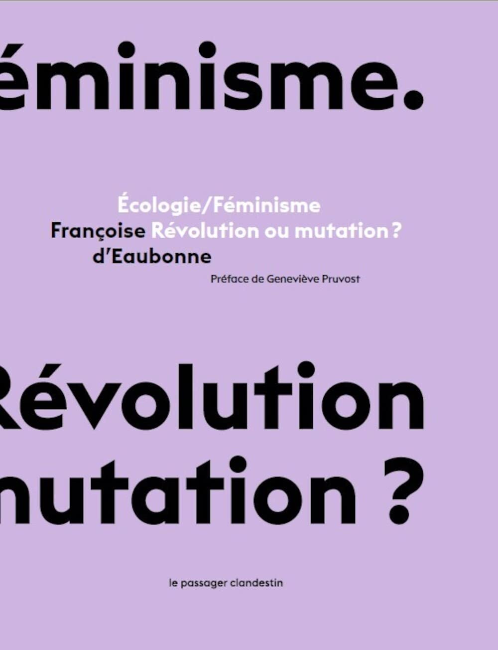 Ecologie/Féminisme: Révolution ou mutation ? book