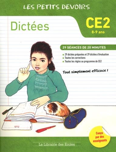 Dictées CE2, 8-9 ans : 29 séances de 20 minutes Professional & Reference Books