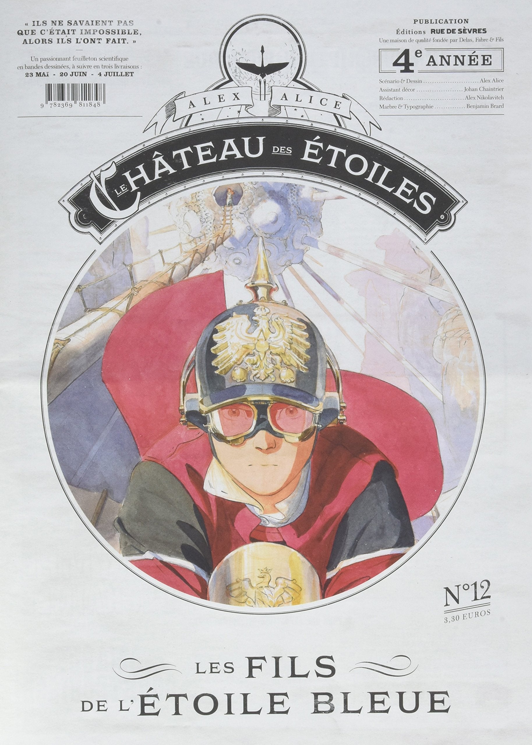 Le château des étoiles - Gazette numéro 12: Les fils de l'étoile bleue Manga