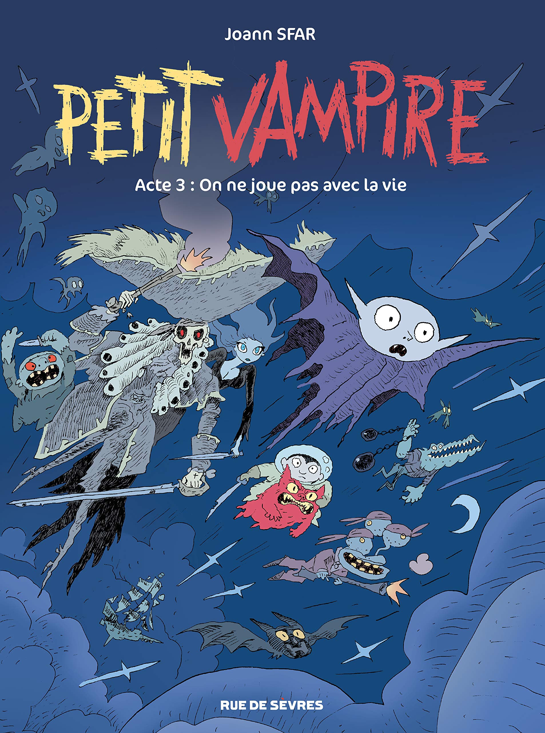 Petit Vampire, Tome 3 : On ne joue pas avec la vie Manga