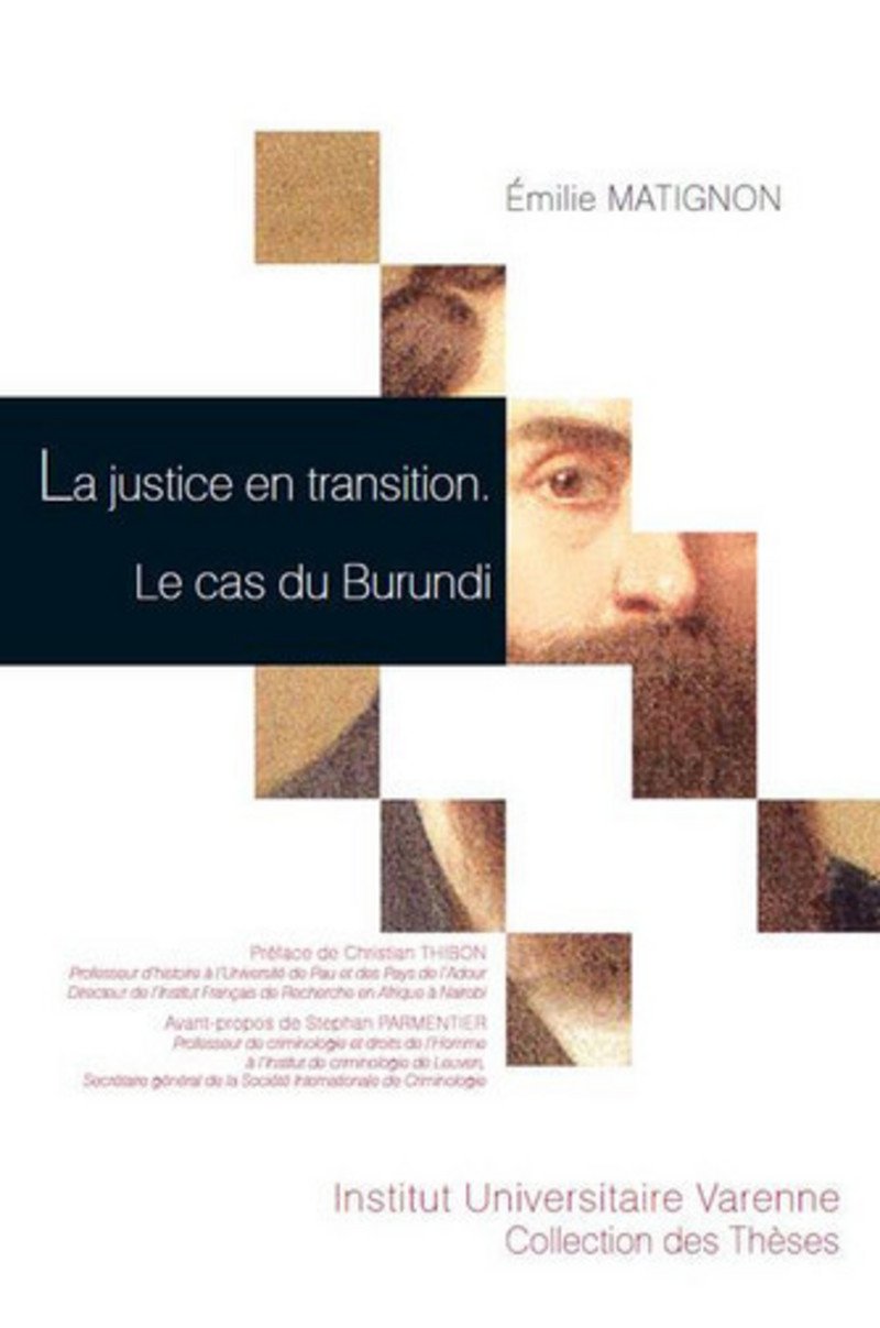 La Justice en transition. Le cas du Burundi book