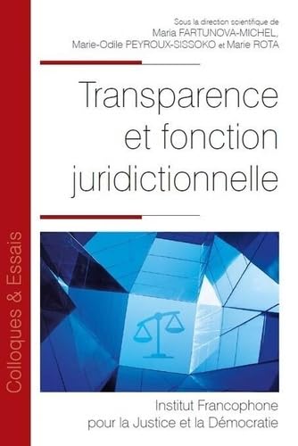 Transparence et fonction juridictionnelle (Tome 164) book