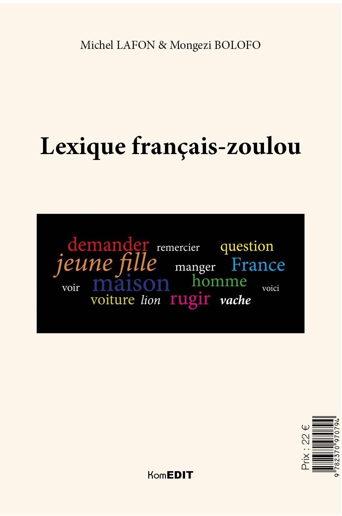 Lexique français-zoulou book
