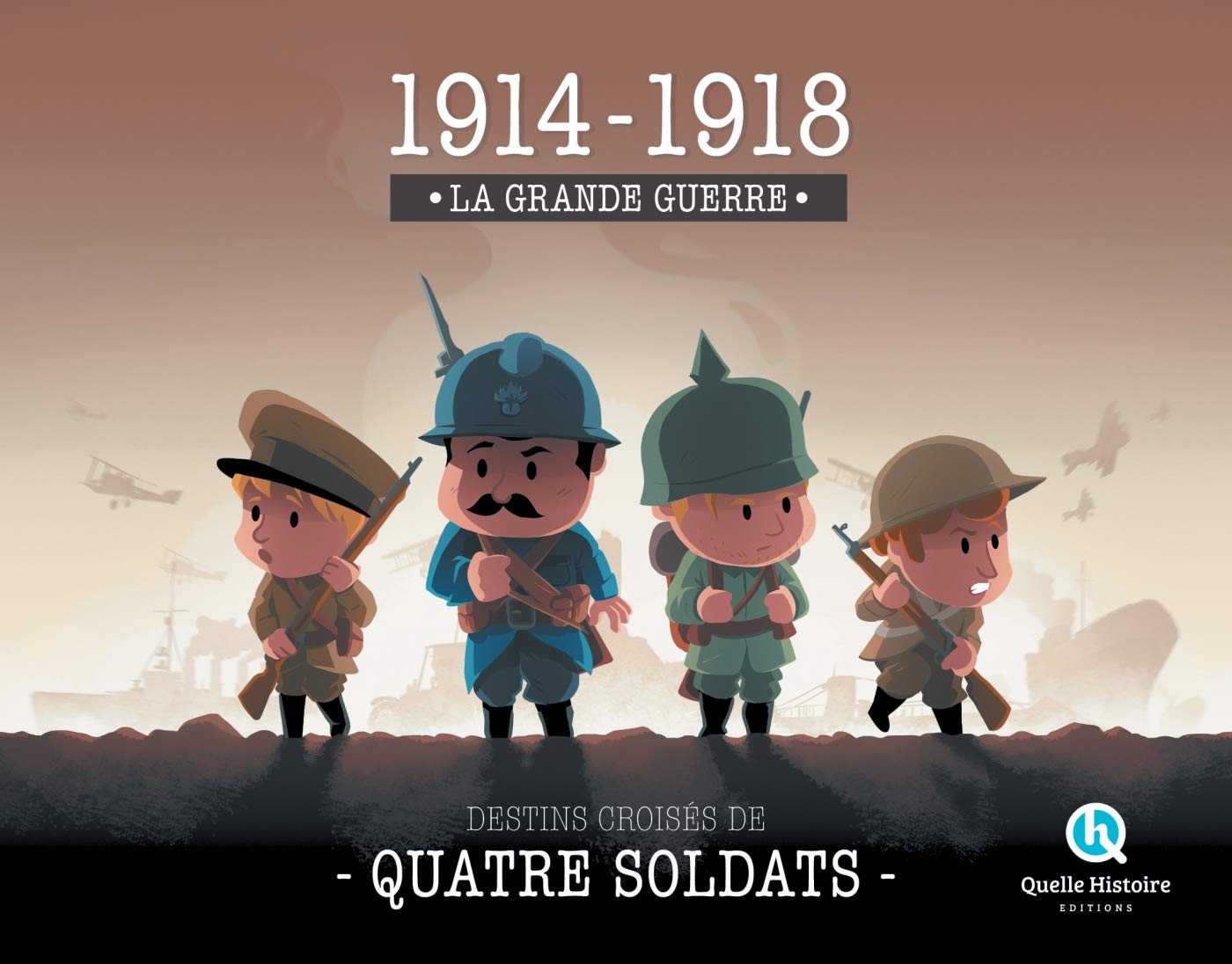 COL.COFFRET-14-18-SOLDATS GRANDE GUERRE 4+POSTER book