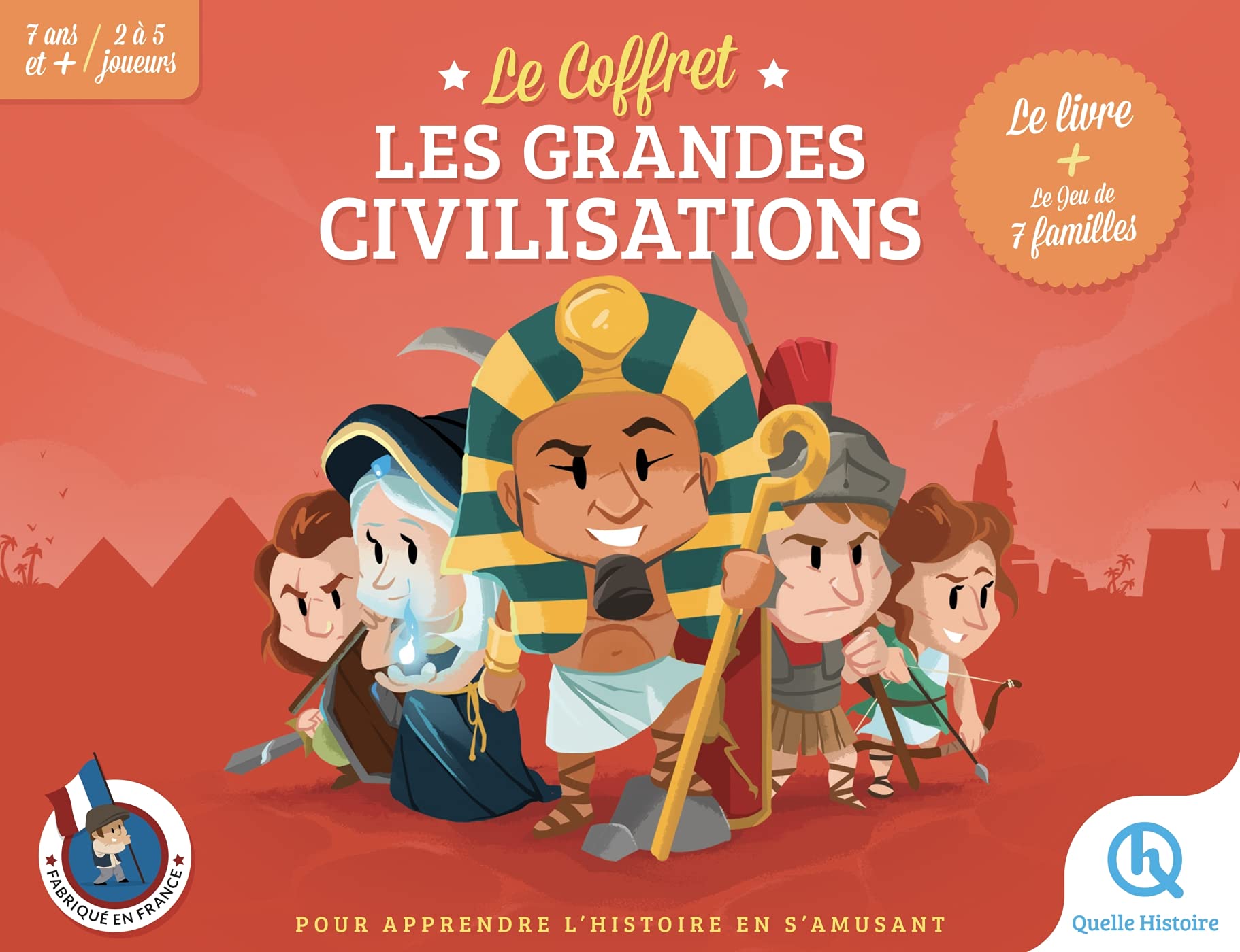 Le coffret Les grandes civilisations: Beau livre + 7 familles Fairy Tales & Legends