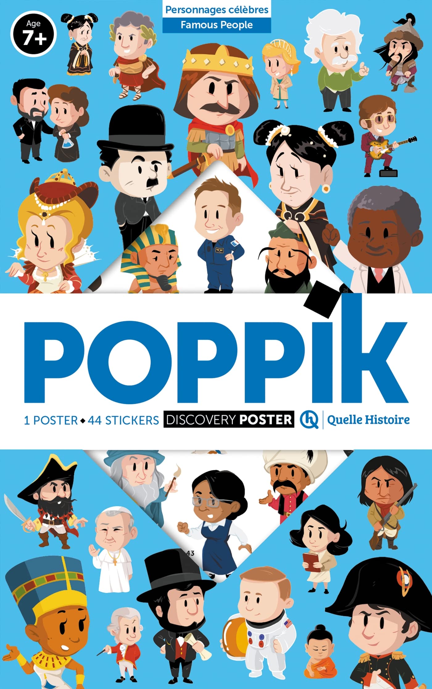 Poppik - 100 grands personnages de l'Histoire Non-fiction