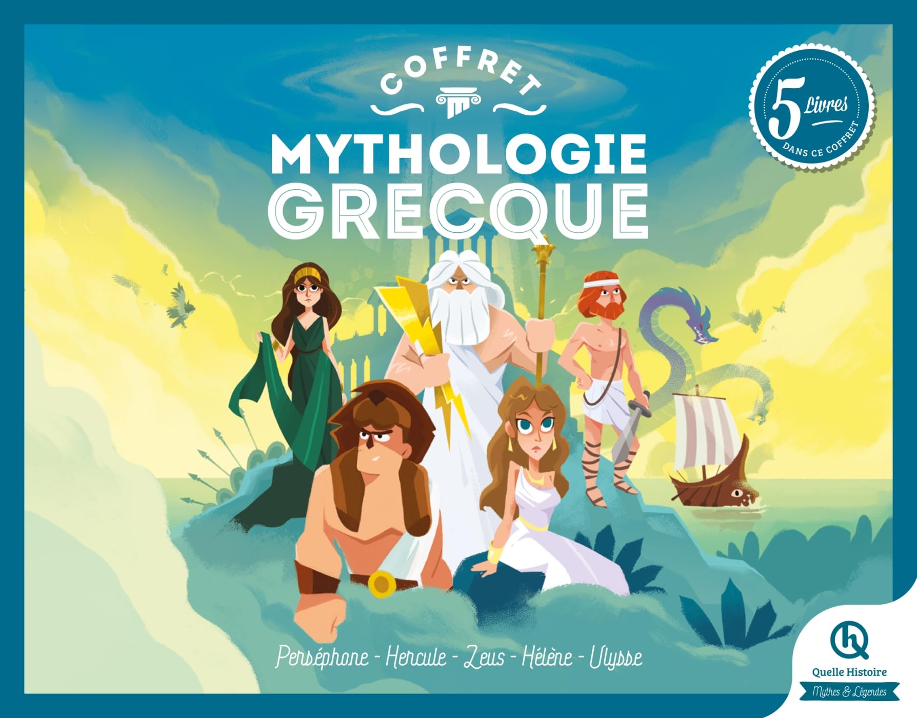 Coffret mythologie grecque: Perséphone - Hercule - Zeus - Hélène - Ulysse Fairy Tales & Legends