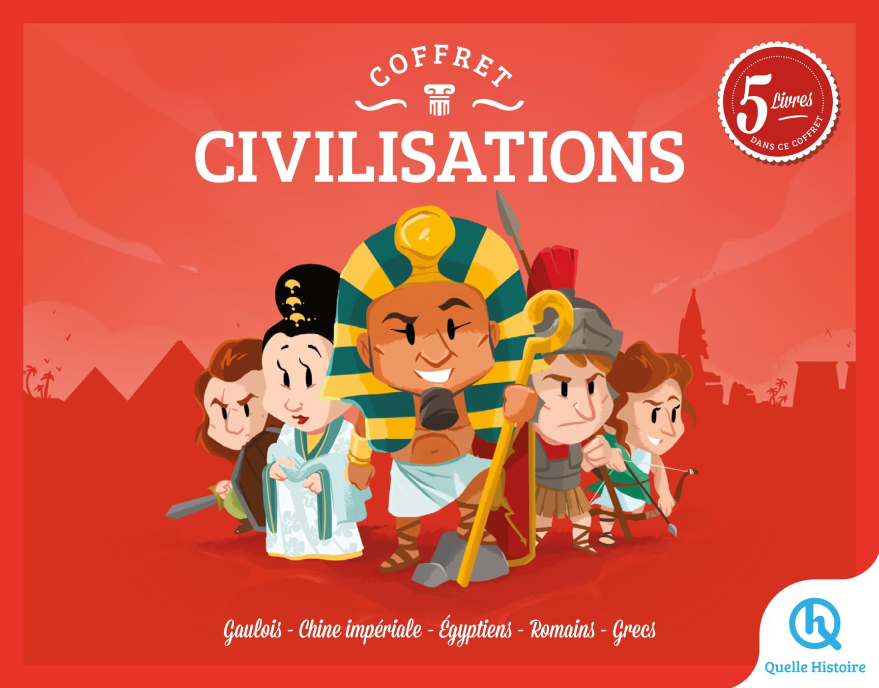 Coffret civilisations: Gaulois - Chine impériale - Egyptiens - Romains - Grecs Fairy Tales & Legends