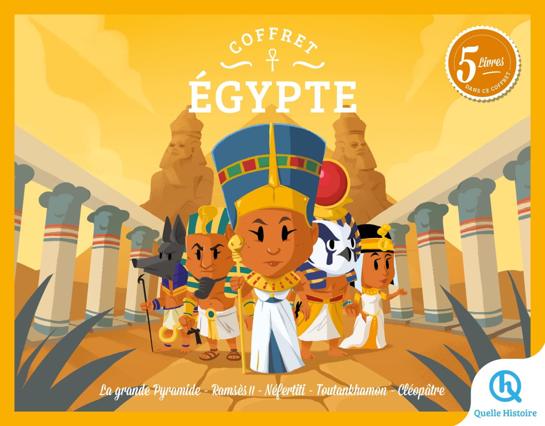 Coffret Egypte: Grande Pyramide - Ramsès II - Néfertiti - Toutankhamon - Cléopâtre Fairy Tales & Legends