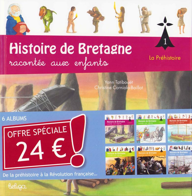 Histoire de Bretagne racontée aux enfants en 6 volumes book