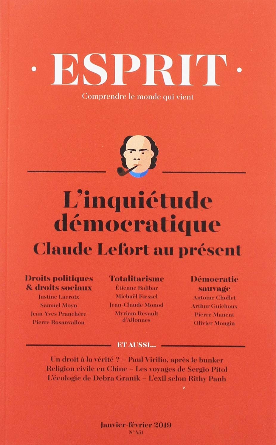 Esprit - Inquiétudes démocratiques. Claude Lefort: Janvier-février 2019 book