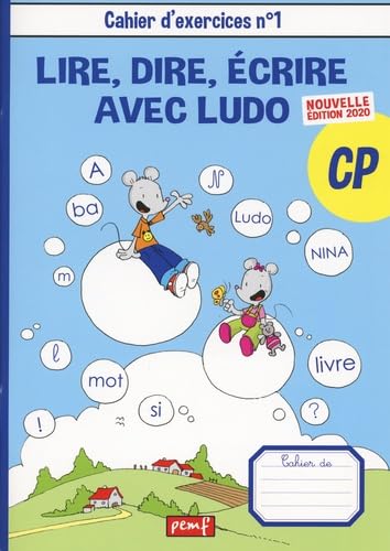 Lire, dire, écrire avec Ludo CP: Lot 2 cahiers d'exercices N°1 et 2 book