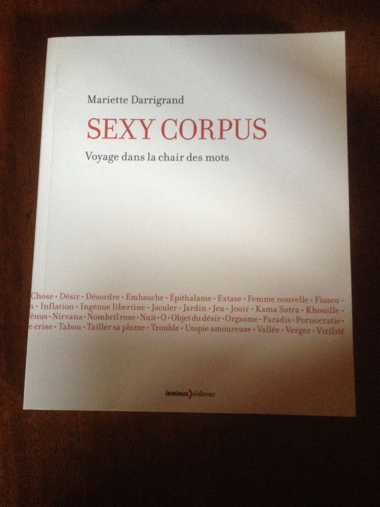 Sexy Corpus: Voyage dans la chair des mots book
