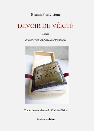 Devoir de vérité : in memoriam Benjamin Fondane Contemporary literature