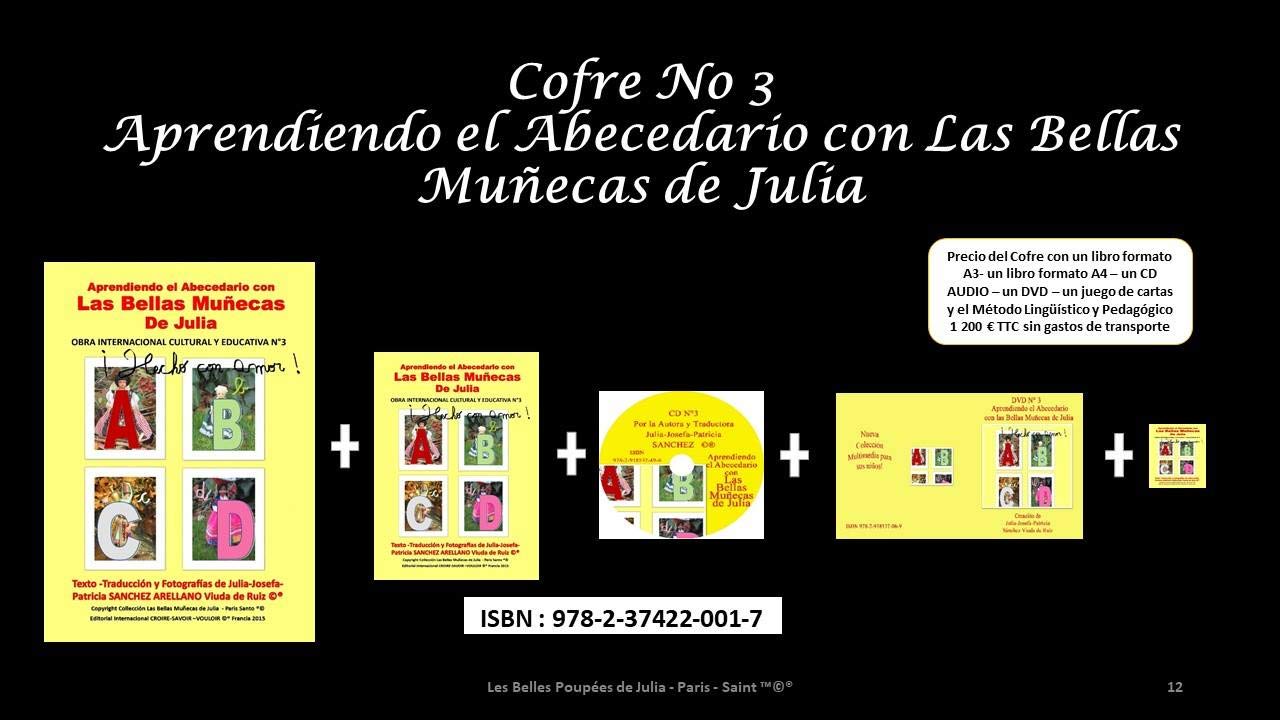 COFRE N° 3 APRENDIENDO EL ABECEDARIO CON LAS BELLAS MUÑECAS DE JULIA Books