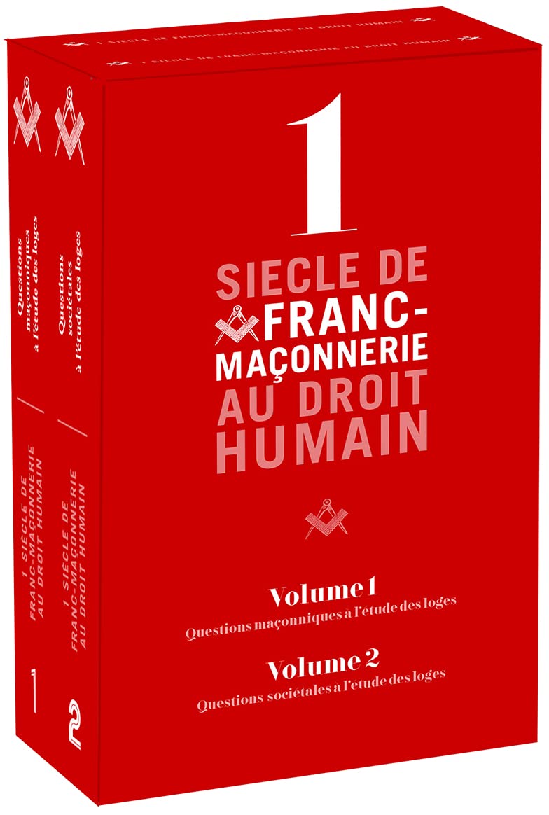 1 SIECLE DE FRANC-MACONNERIE AU DROIT HUMAIN - COFFRET book