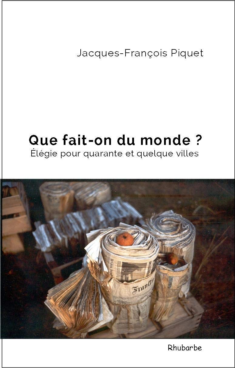 Que fait-on du monde ?: Elégie pour quarante et quelque villes book