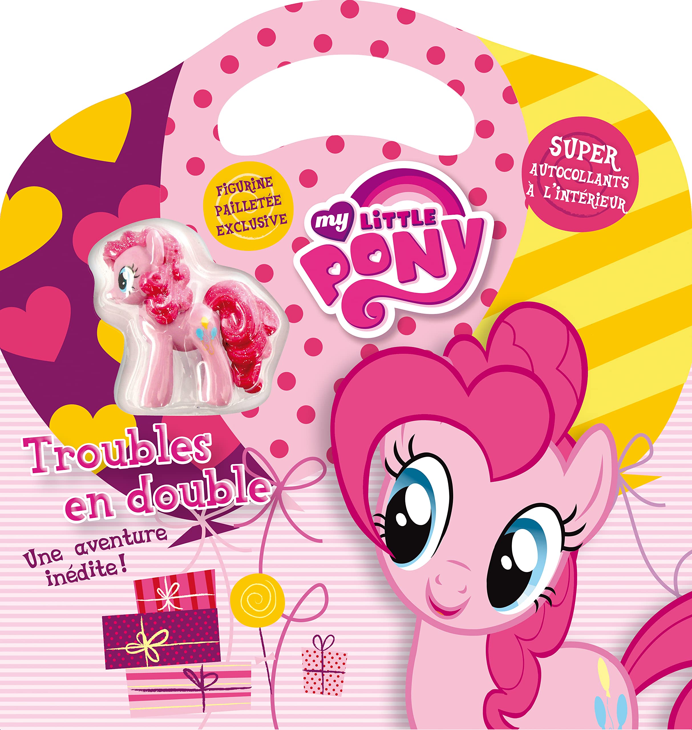 MY LITTLE PONY : LIVRE VALISETTE : PINKIE PIE : TROUBLES EN DOUBLE book