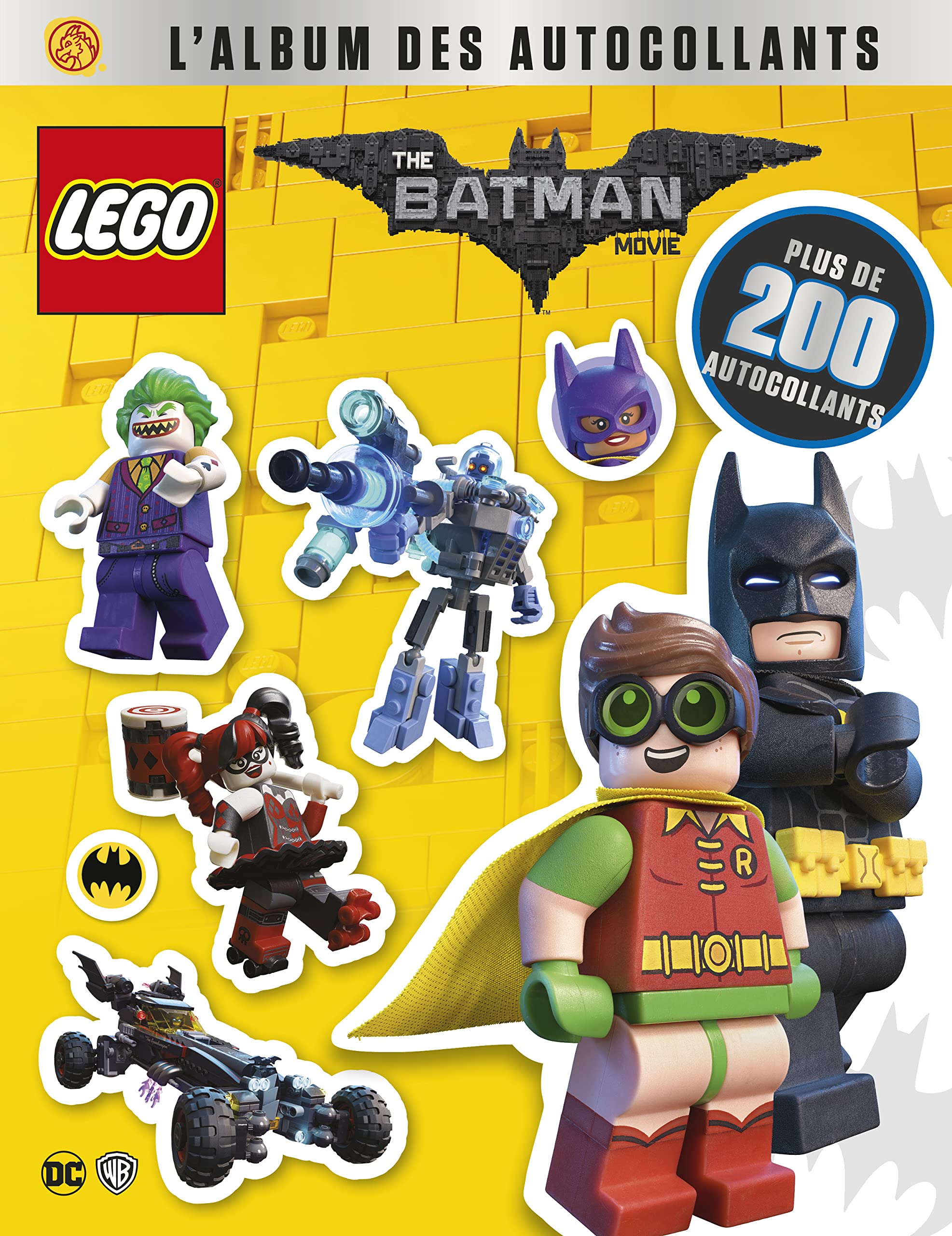 LEGO BATMAN, LES AUTOCOLLANTS DU FILM Manga