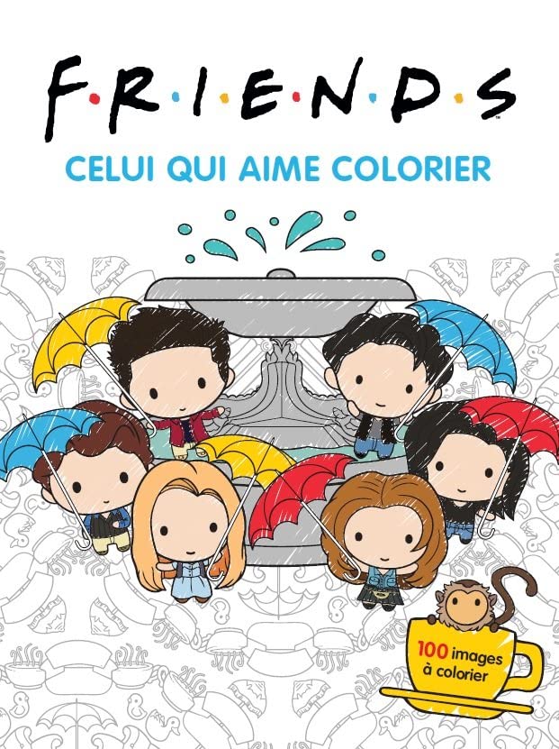Friends, Celui qui aime colorier book