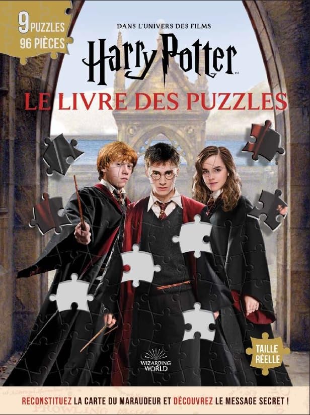 Harry Potter, le Livre des puzzles: 9 puzzles, 96 pièces Tiptoi & Games