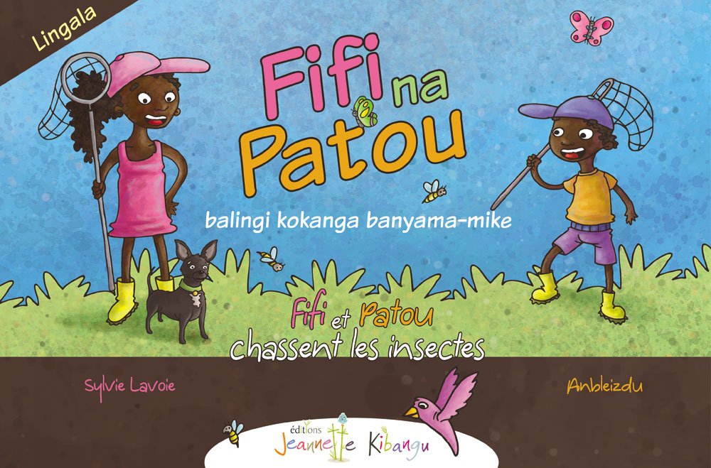 Fifi et patou chassent les insectes - Lingala Books