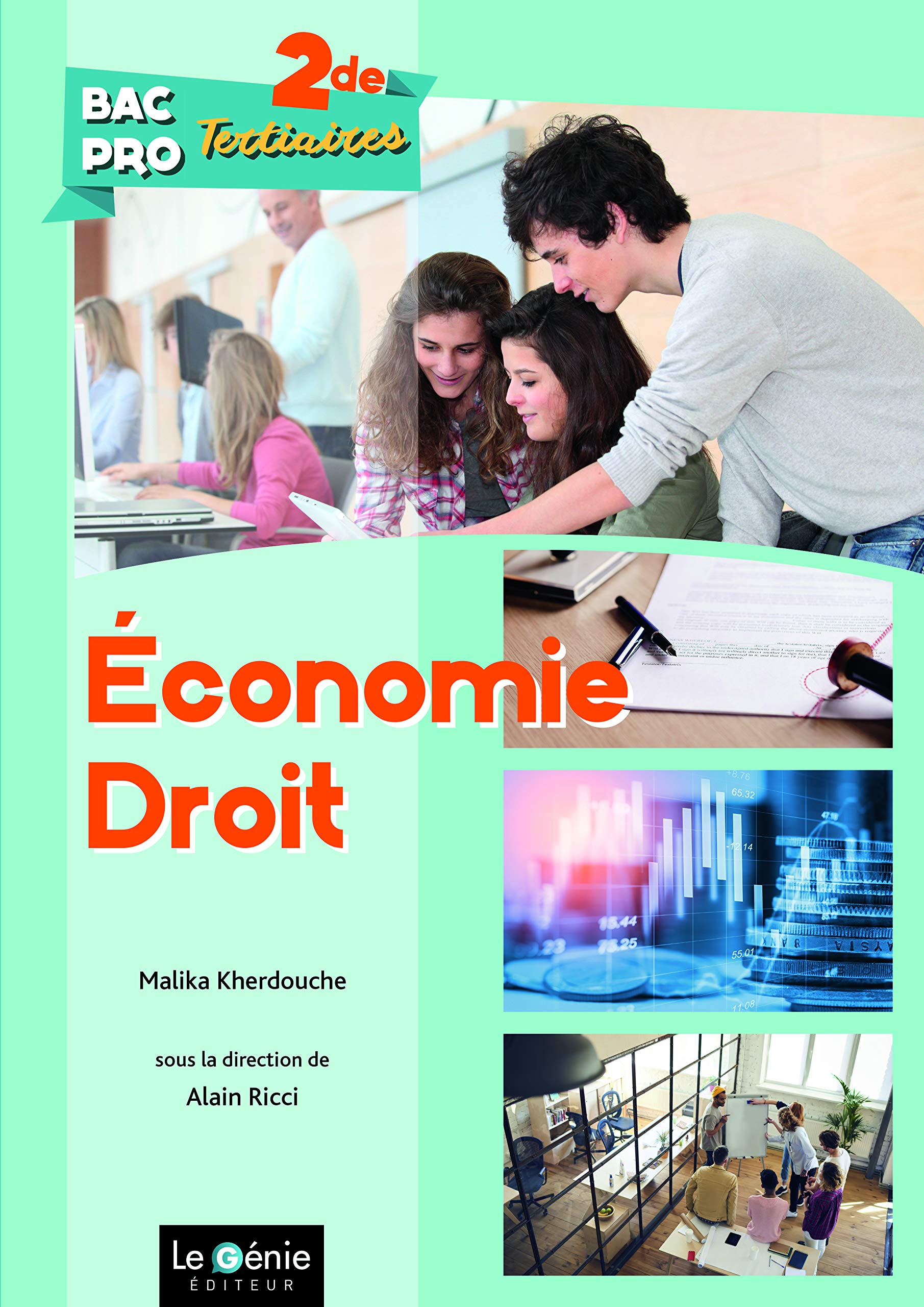 Economie-droit 2de Bac Pro tertiaires book