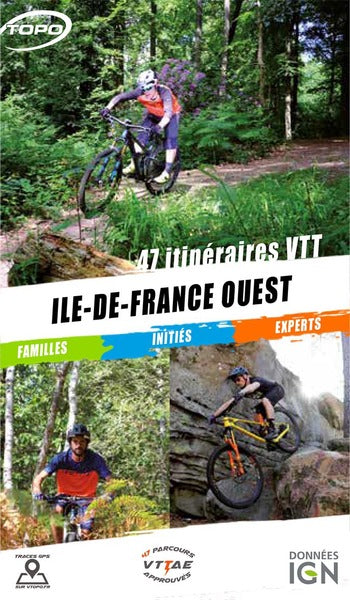 Ile-de-France Ouest : 47 itinéraires VTT Leisure, Home & Garden