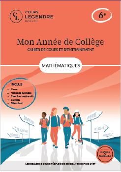 Mon année de collège : mathématiques 6e : cahier de cours et d'entraînement Education & Training