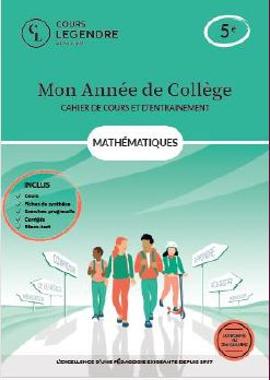 Mon année de collège : mathématiques 5e : cahier de cours et d'entraînement Education & Training