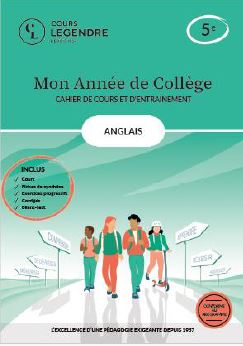 Mon année de collège : anglais 5e : cahier de cours et d'entraînement Education & Training