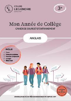 Mon année de collège : anglais 3e : cahier de cours et d'entraînement book