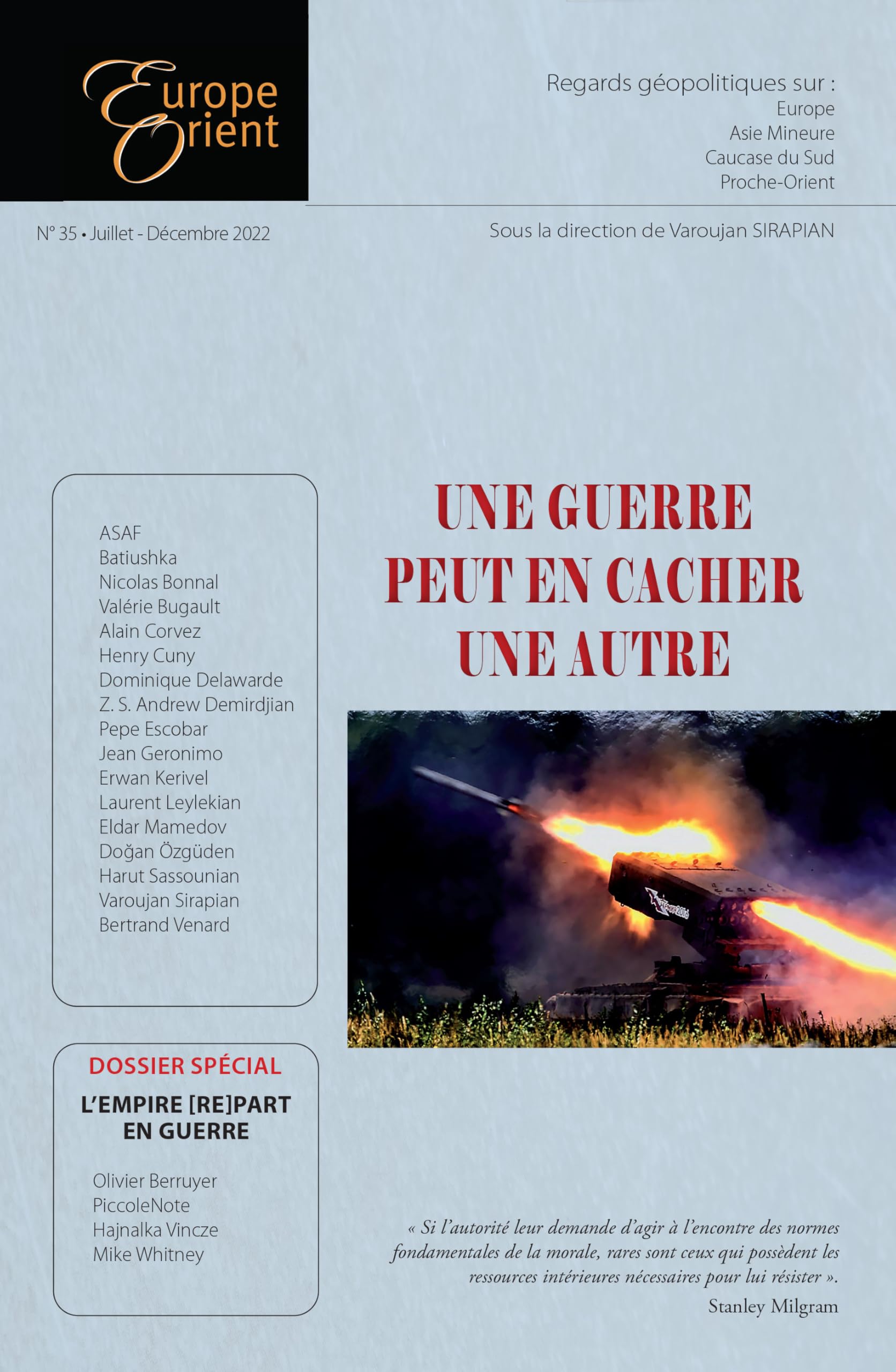 Eo-35: une guerre peut en cacher une autre book