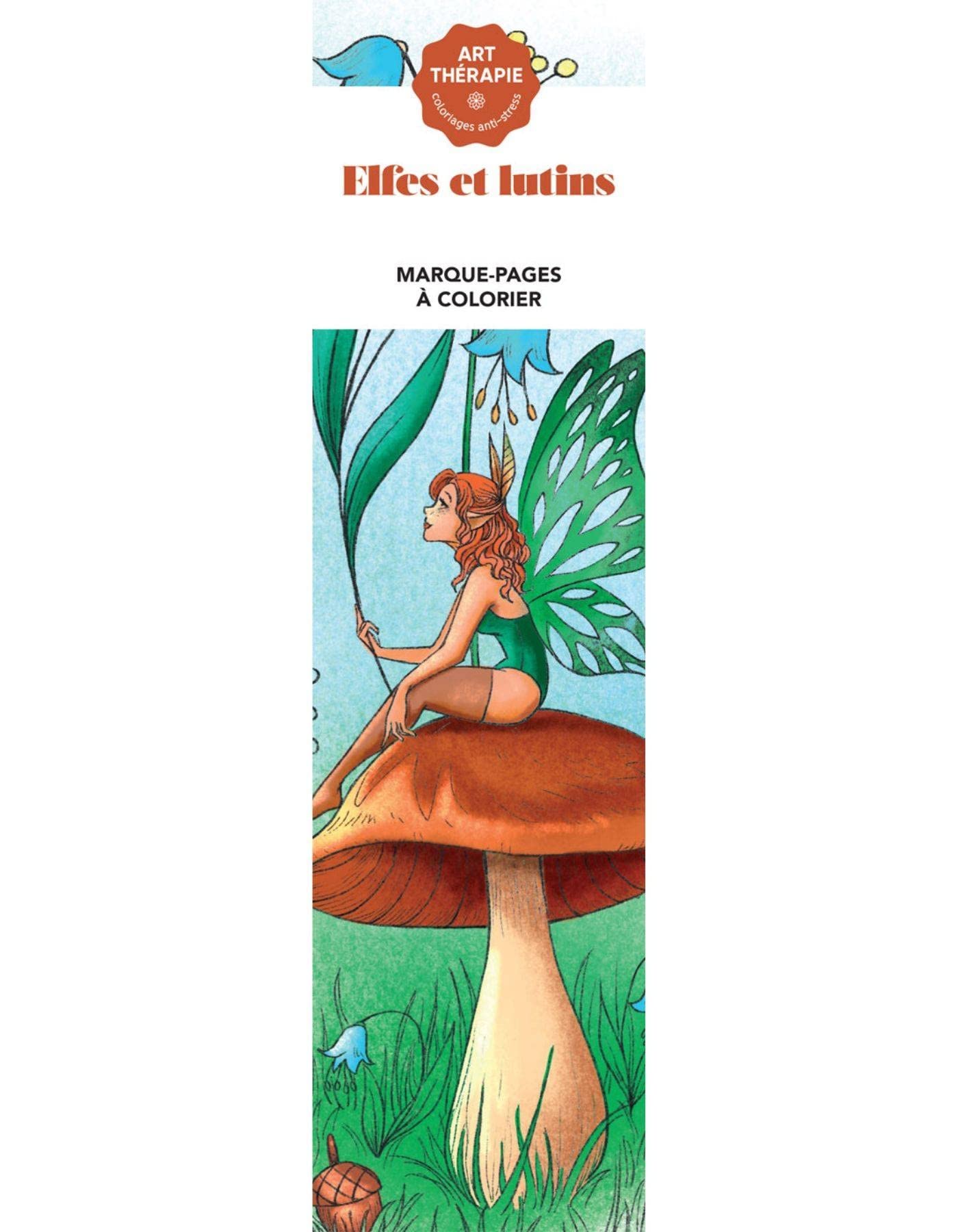 Marque-pages Elfes et Lutins: Marque-pages à colorier Hobbies & Crafts