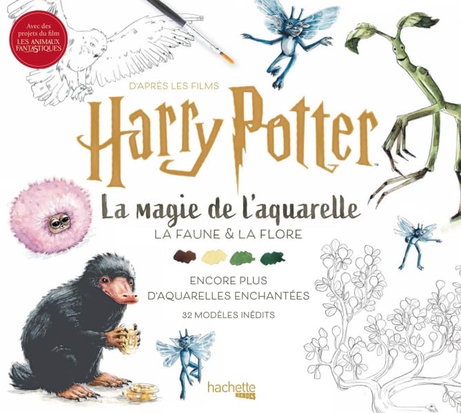 D'après les films Harry Potter : La magie de l'aquarelle - Volume 2: La faune et la flore Hobbies & Crafts