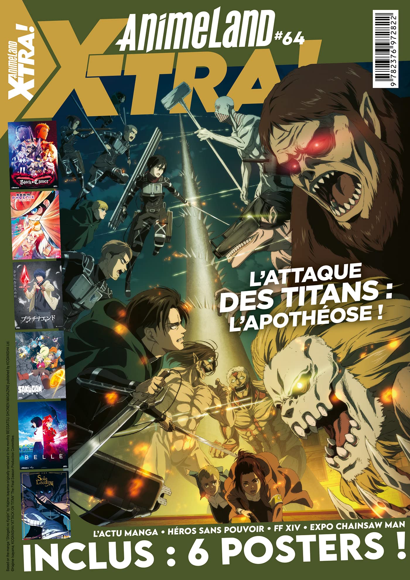 AnimeLand XTRA 64 L'Attaque des Titans book