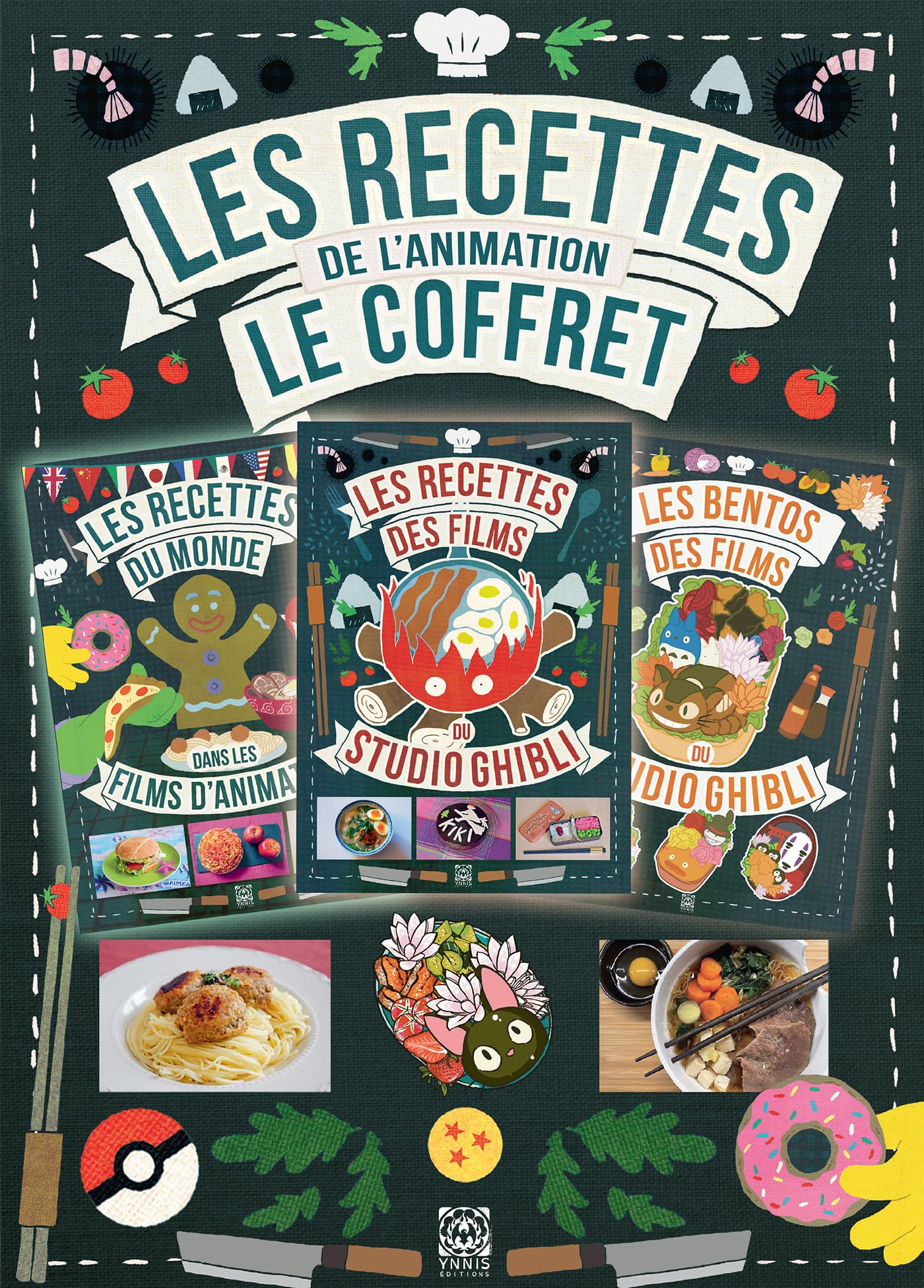 Cuisine et animation, coffret 3 livres book