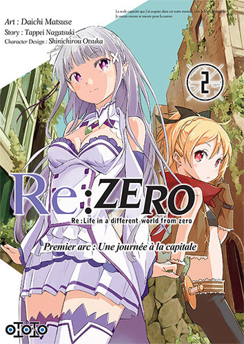 Re:Zero : Re:Life in a different world from zero : premier arc, une journée à la capitale. Vol. 2 Manga