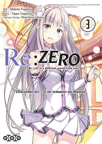 Re:Zero : Re:Life in a different world from zero : deuxième arc, une semaine au manoir. Vol. 3 Manga