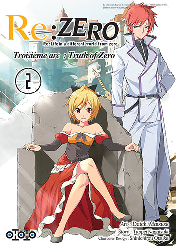 Re:Zero : Re:Life in a different world from zero : troisième arc, truth of Zero. Vol. 2 book