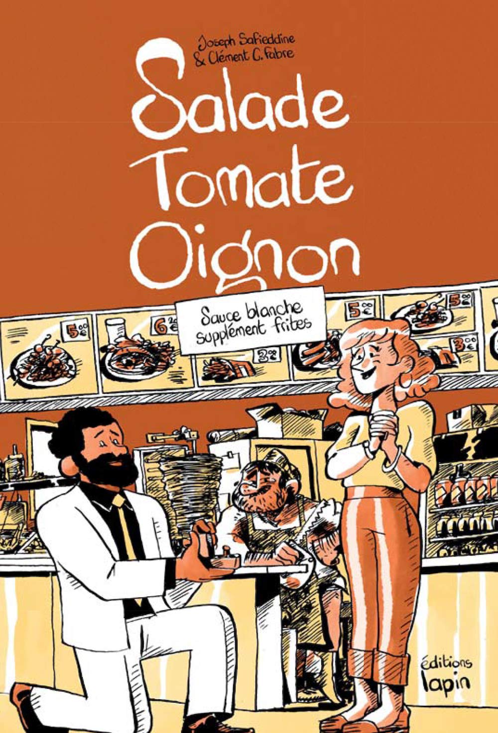 Salade Tomate Oignon: Sauce blanche supplément frites Manga