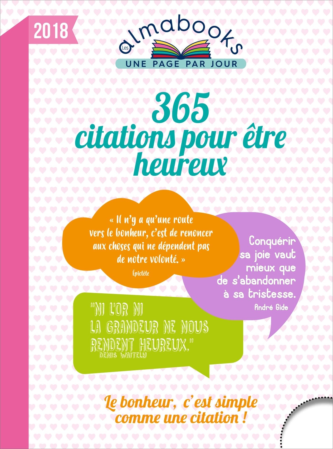 Almabook 365 citations pour être heureux en 2018 book
