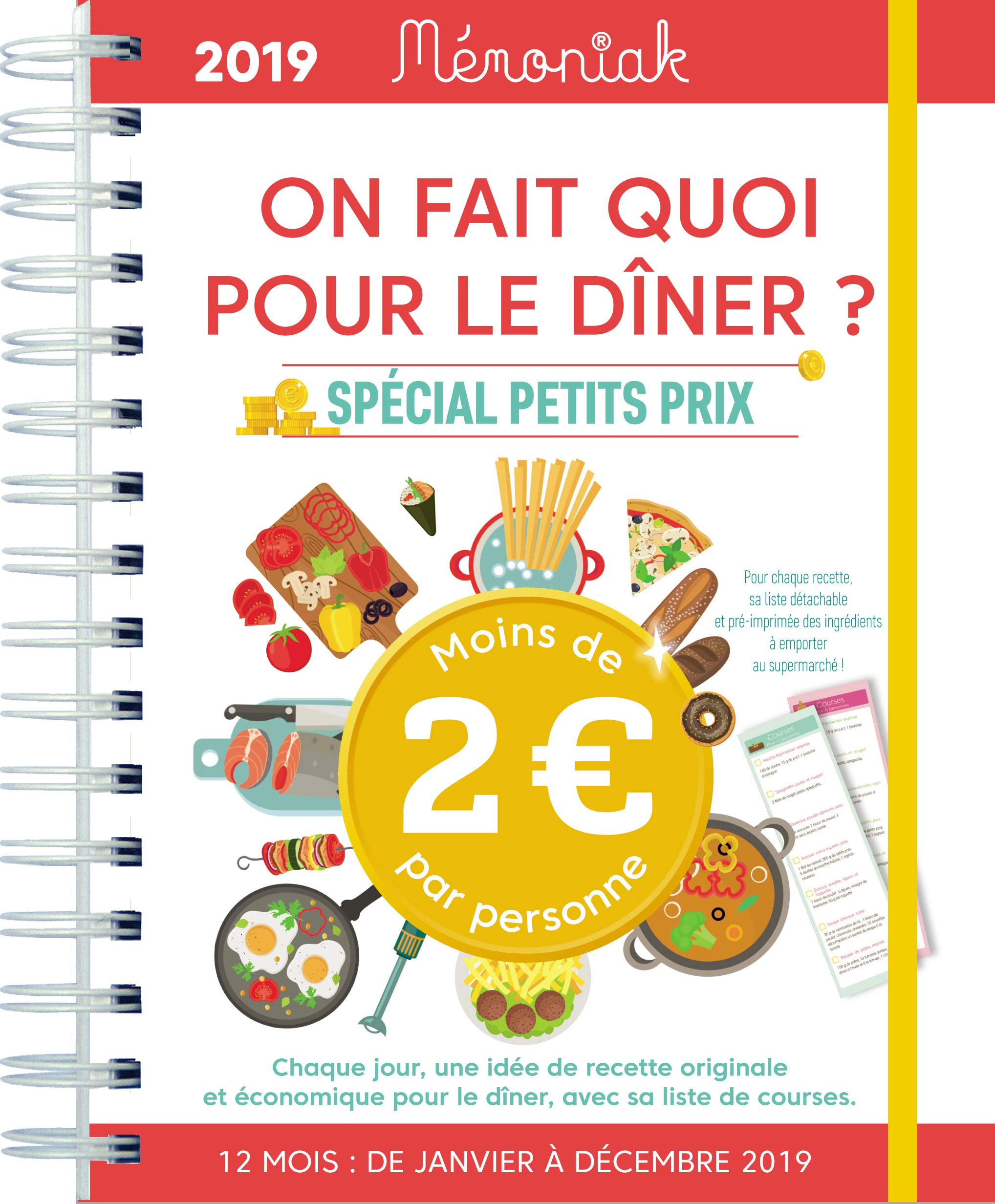 On fait quoi pour le dîner Spécial petits prix Mémoniak 2019 book