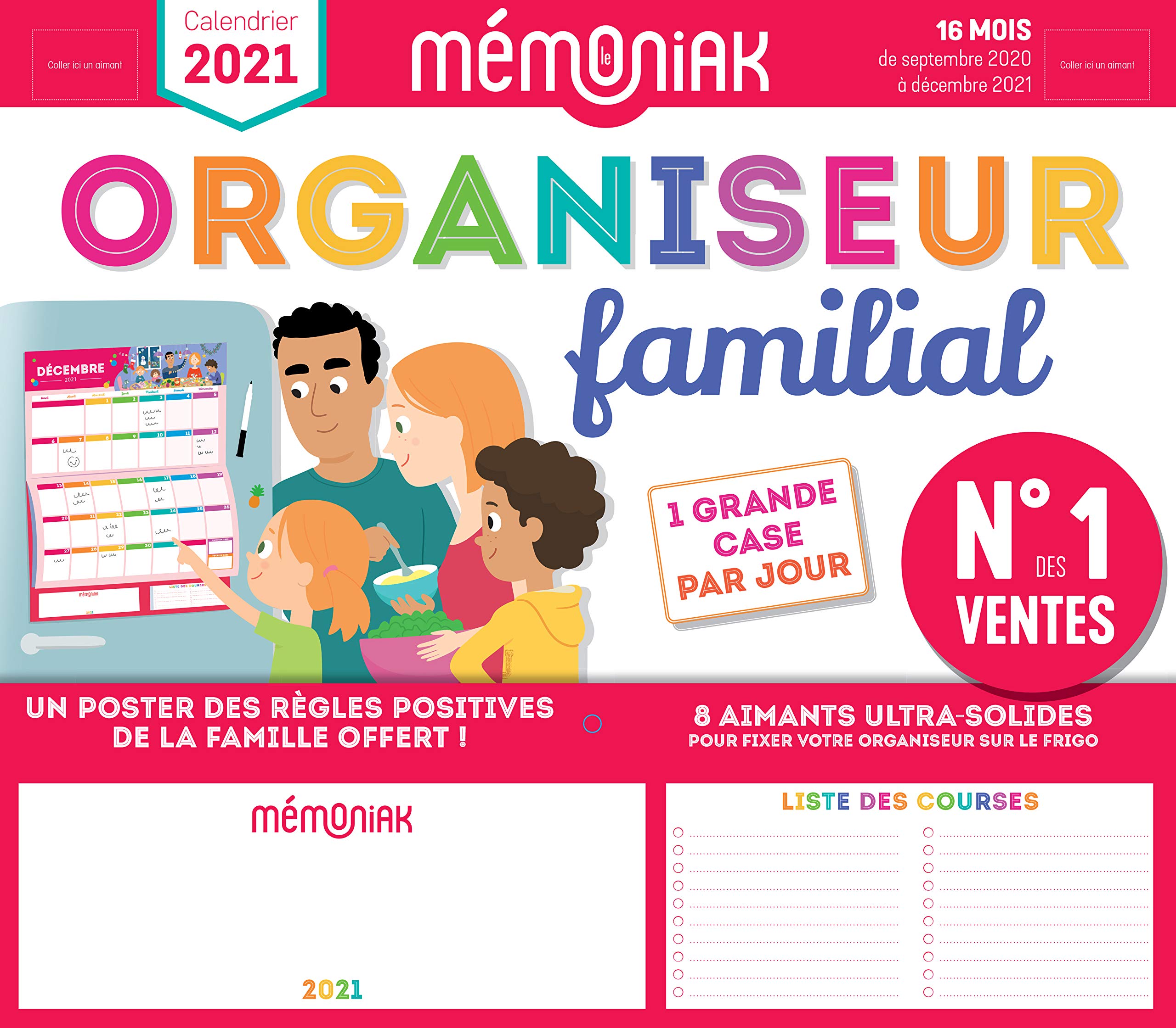 Organiseur familial Mémoniak 2020-2021 Partnership & Love