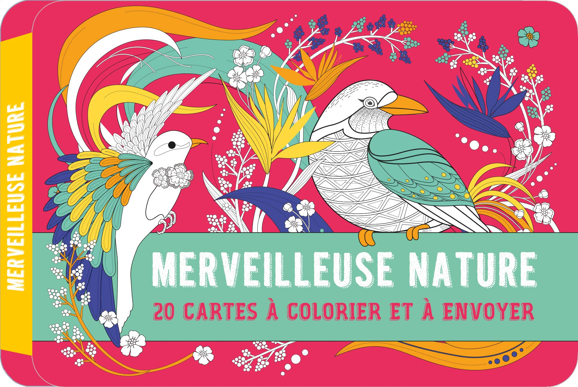 Merveilleuse nature - mes 20 cartes à colorier et à envoyer Books
