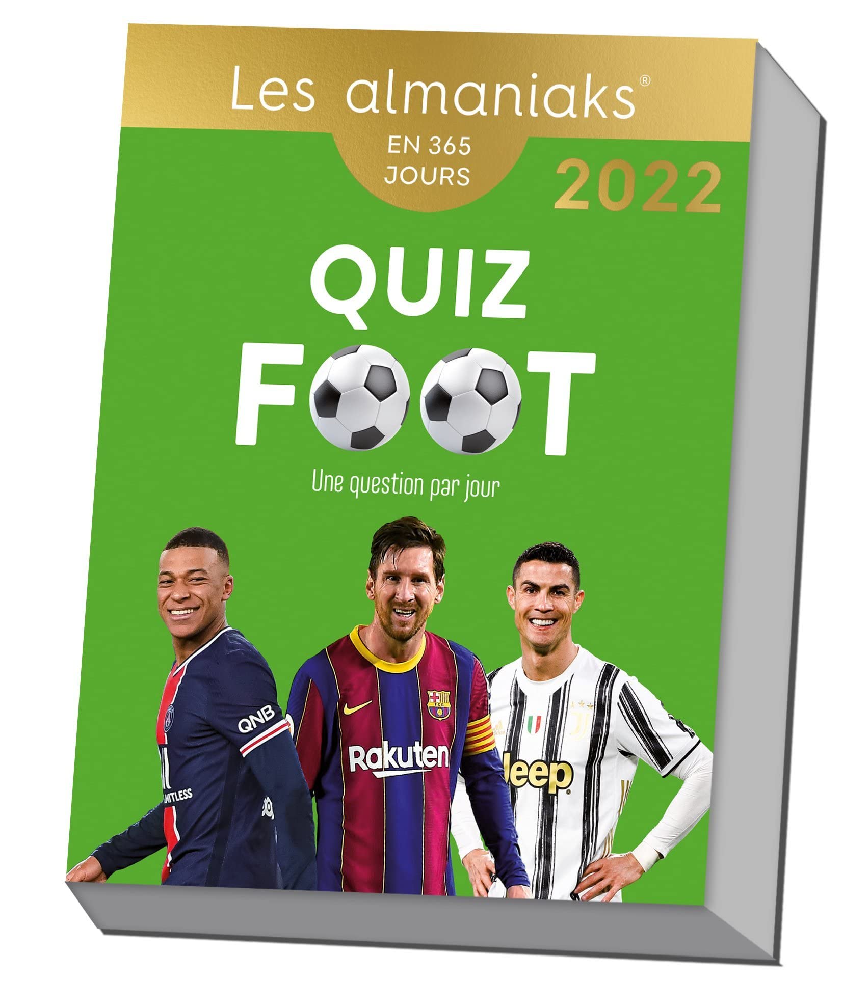 Calendrier Almaniak Quiz 100 % foot 2022: Une question par jour Partnership & Love